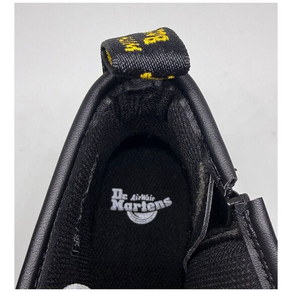 DR MARTENS Youth 1460 Patent Leather Lace Up White Boots - Picture 5 of 8